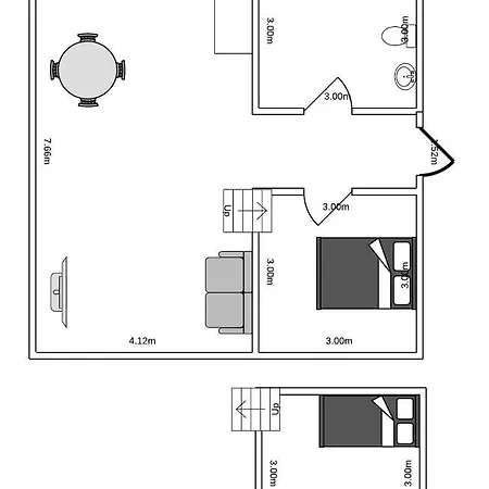 アパート Family Friendly Flat With 2 Bedrooms In Peaceful Area